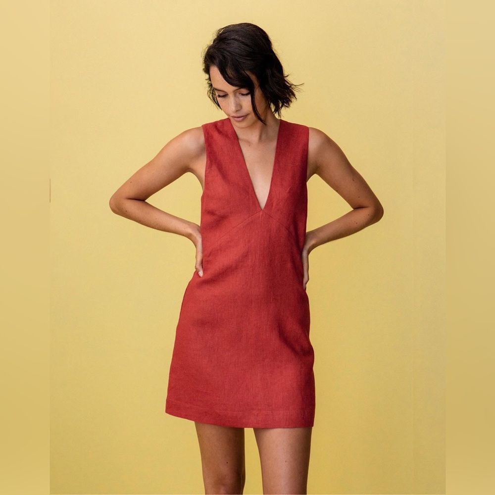 POSSE Eden Dress in Strawberry size‎ large